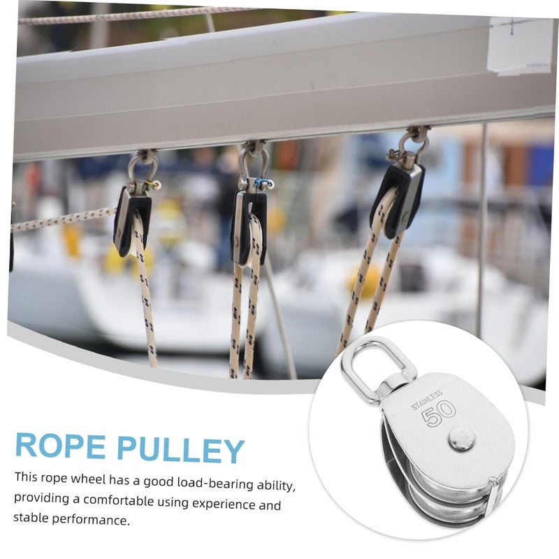 Heavy Duty Silent Double Pulley Wheel For Track And Ceiling Mount System - Image 4